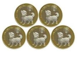 中国银行狗年纪念币？2019年狗年纪念币？