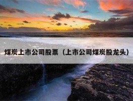 焦炭股票（生产和出口煤炭的上市公司有哪些？哪些是龙头？）