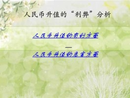 人民币升值的原因分析（人民币升值的主要原因）