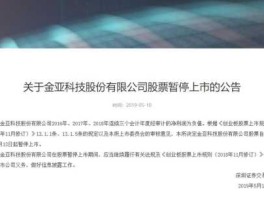 300028金亚科技，10家上市公司退市是哪10家？