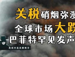 市场陷入混乱：关税冲击波席卷而来