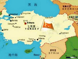 土耳其地图上的位置（土耳其详细地图）