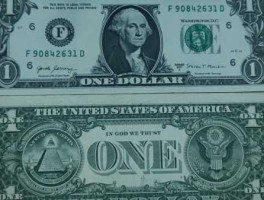一美元纸币图片背面(一美元纸币图片背面图)