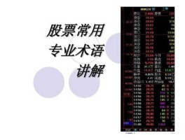 股市行业术语（股市中的专业术语汇总表）