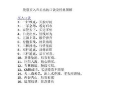 股市囗诀（股市要诀）