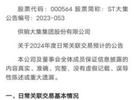 股票600747（st大集年报问询函有什么影响？）