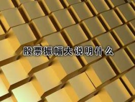 股市振幅很大（股市振幅很大什么意思）
