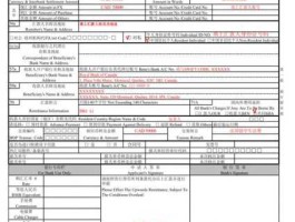 境外汇款申请书模板（境外汇款申请书模板下载）