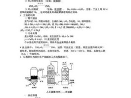 工业硫酸，工业制硫酸的三个方程式？