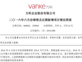 万科复牌 万科市值是多少？