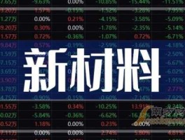新材料股票（新材料概念股有哪些？）