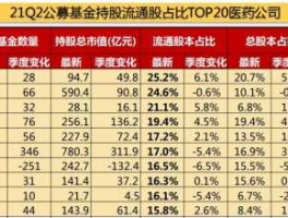 基金持股市值（基金持股总市值）