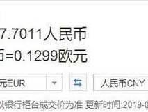 欧元兑换人民币，如何将欧元兑换成人民币？