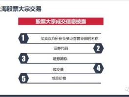 股市大宗交易怎么进行（股票大宗交易是如何成交的）