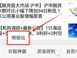 股市情报（股市情报站）