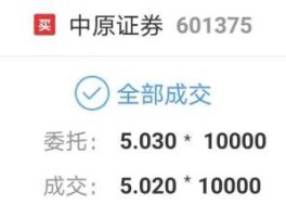 中原股票 中原证券1万元的股票扣费大约是多少？