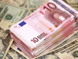欧元 兑 美元 请问“欧元兑美元走高”是什么意思？