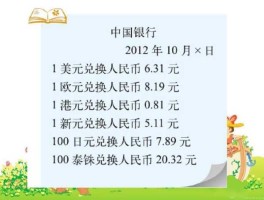 兑换率（兑换率人民币）