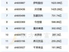 600809股票，食品饮料龙头股票有哪些，食品饮料龙头股票一览？