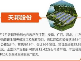 天邦股份（天邦股份除了养猪还养什么？）