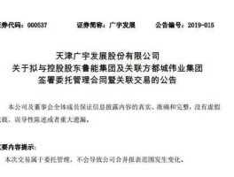 广宇集团吧，鲁能什么时候收购的广宇集团？