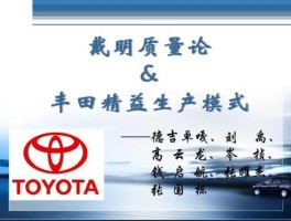 丰田的质量管理，丰田立标什么意思？