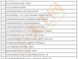 ppp37com 2021年山东重点项目名单？