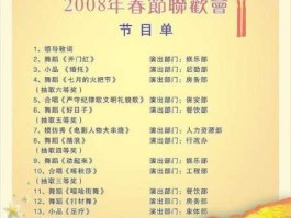 黑龙江卫视节目单 1995年春节联欢晚会全部歌曲？