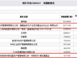 瑞丰光电股票 光电龙头企业排名？