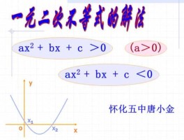 一元二次不等式的解法ppt（一元二次不等式的解法步骤）