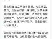 全球最大的投资银行高盛首次在年度股东信中承认数字资产