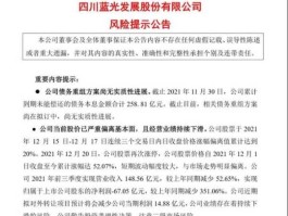 蓝光发展 蓝光发展股票为什么卖不掉？