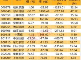 600593股票，餐饮类旅游类的股票有哪些？