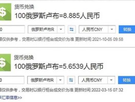 人民币兑卢布（人民币怎么换卢布？）
