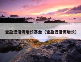 宝盈泛沿海增长，宝盈泛沿海基金已经存了三年了赔了一半多现在表示很纠结求高手解答？