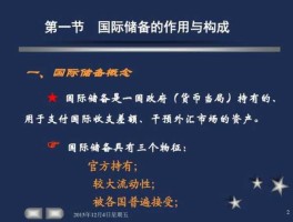 什么是国际储备(什么是国际储备管理)