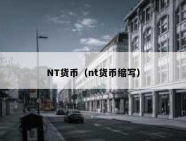 nt 是什么货币符号(nts什么货币)