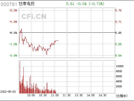 股票000791？兰州上市公司有哪些？