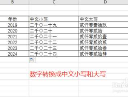 数字小写转换成大写（数字小写转换成大写工具）