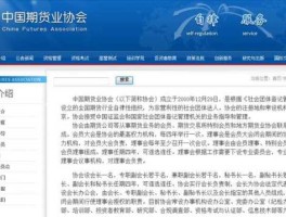 中国期货业协会？期货业协会履行什么职责？