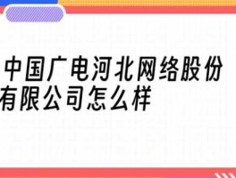 中国广电网络股份有限公司（中国广电河北网络股份有限公司怎么样？）