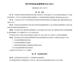 药品监督管理（药品管理监督管理规定？）