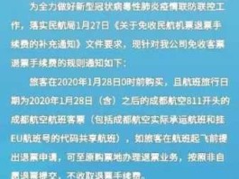 终止旅客税 中国民航运输退票管理规定？